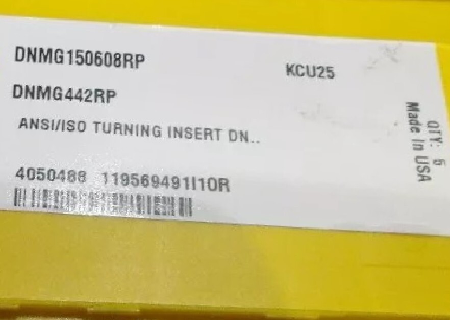 5PCS  ORIGINAL    INSERTS       DNMG150608RP KCU25