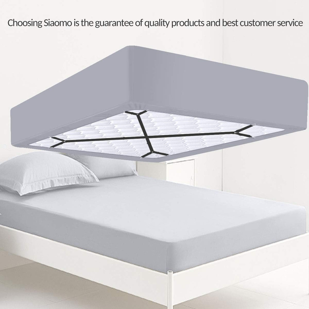 Bed Sheet Holder Straps - Sheet Straps Adjustable Bed Sheet Clips Fasteners Keep