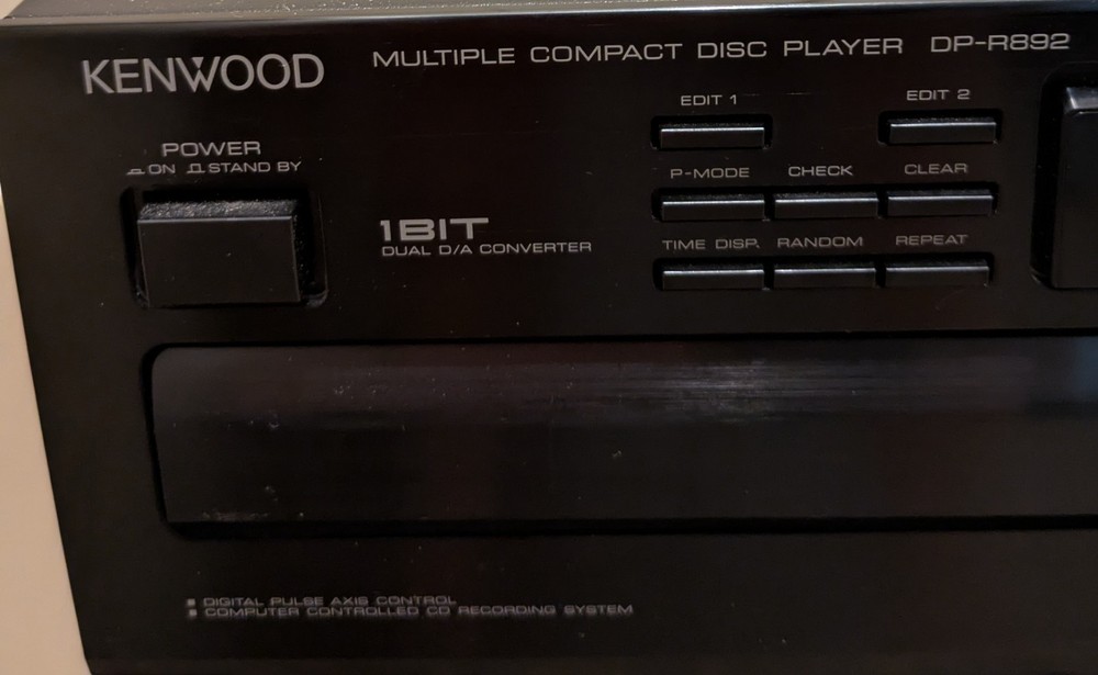 Kenwood DP-R892 Multiple Compact Disc Player Untested No Remote! 1992