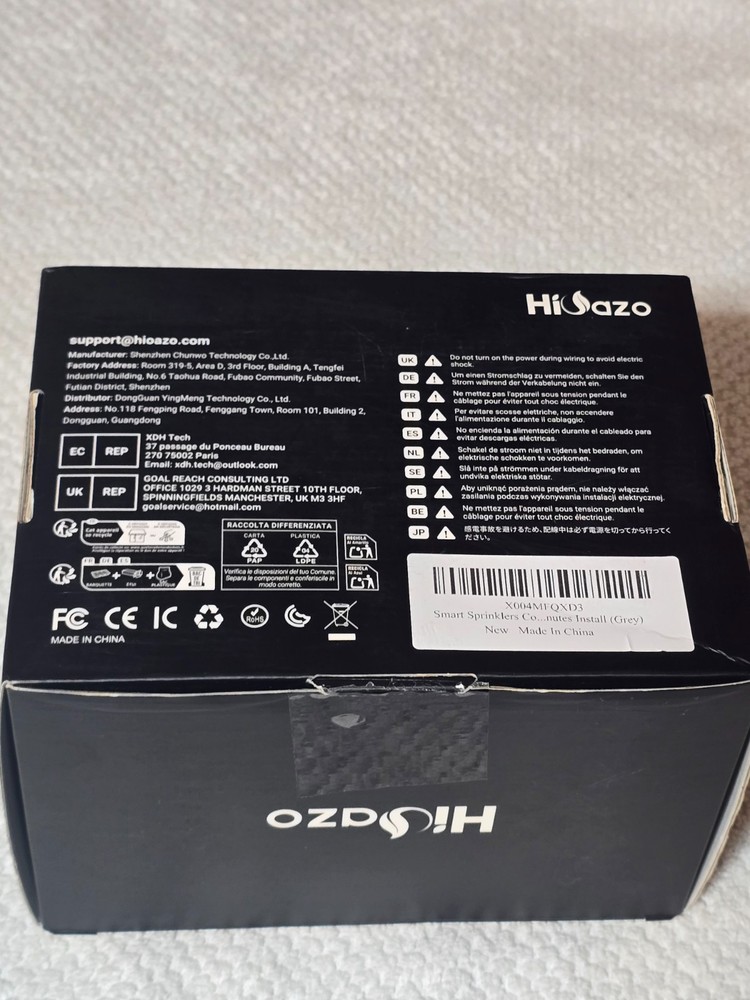Smart WiFi Sprinkler Controller 6 Zone Irrigation System Weather Skip App