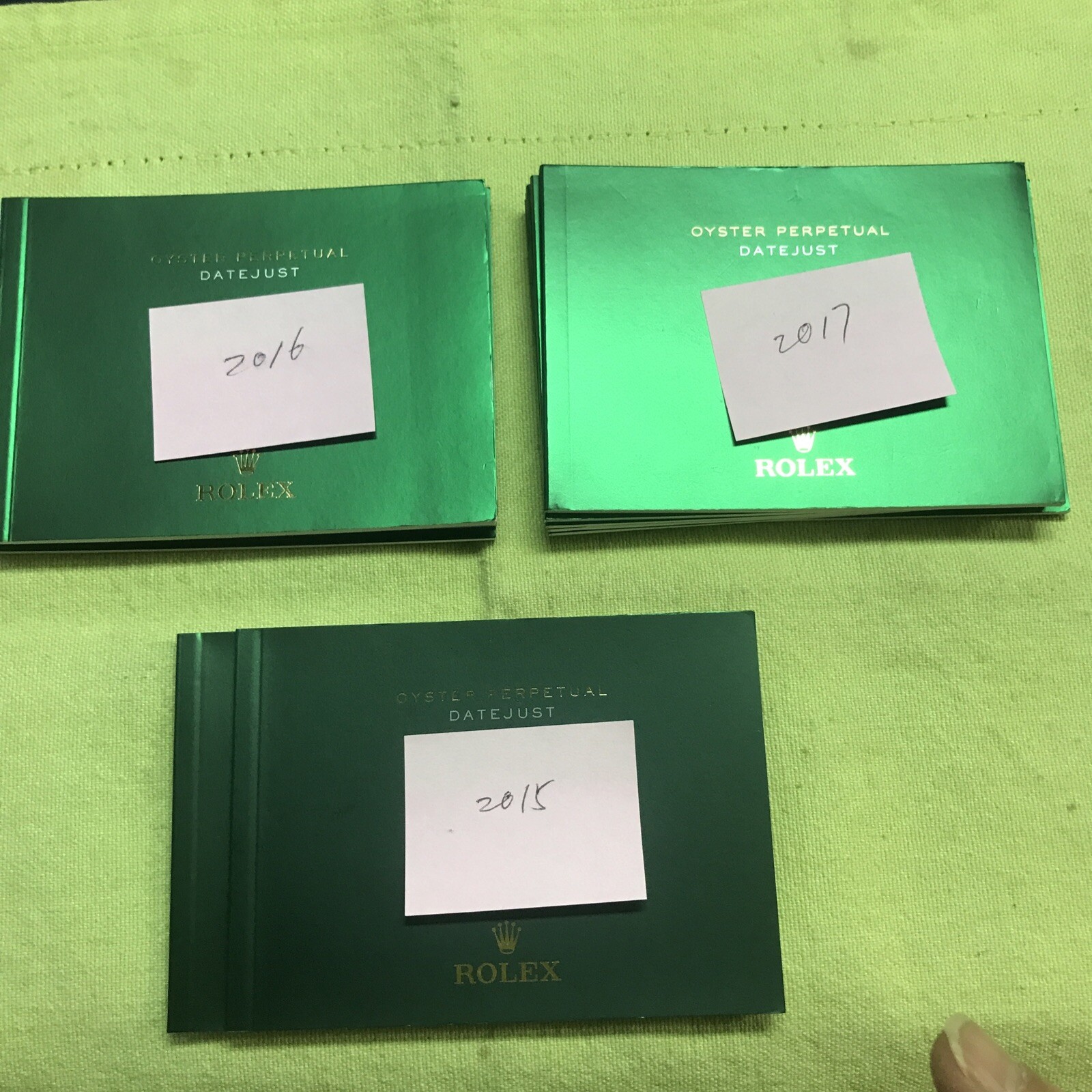 Rolex 2015-2018 New Style Date Just Booklets ;manual ; All English❗️choose Year