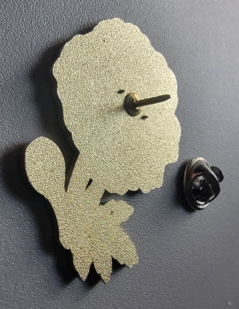 Marigold Flower Lapel Pin Large Size