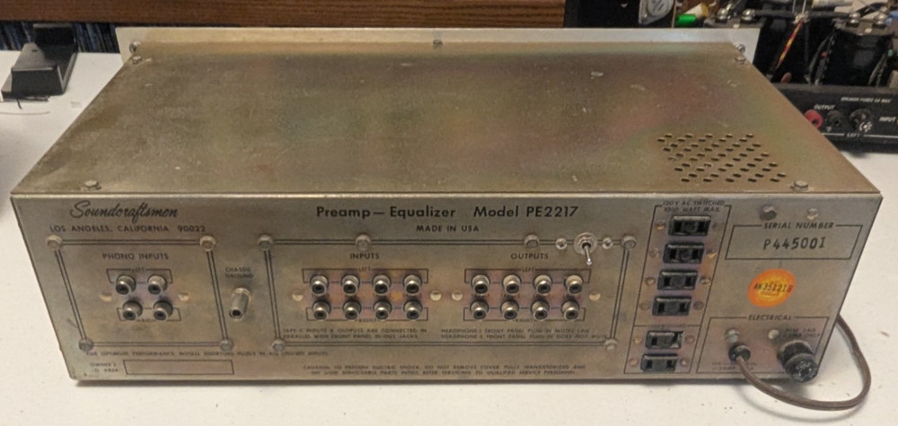 Soundcraftsmen PE2217 Preamp Equalizer