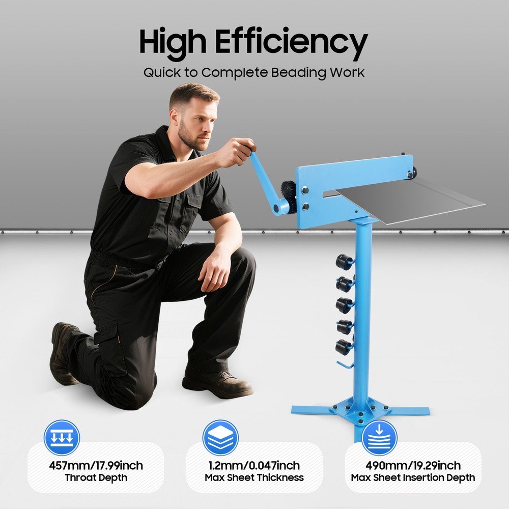 Manual Bead Roller Sheet Metal Bead Roller Set Multifunctional Bending Machine
