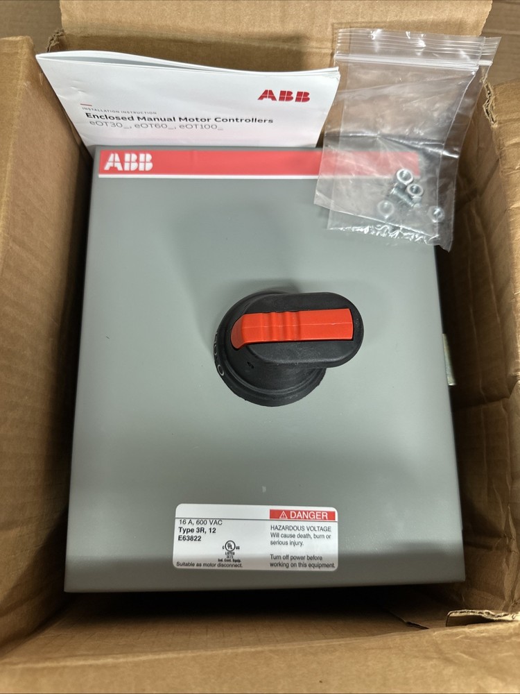 ABB EOT100U3M3-P Enclosed Disconnect Switch