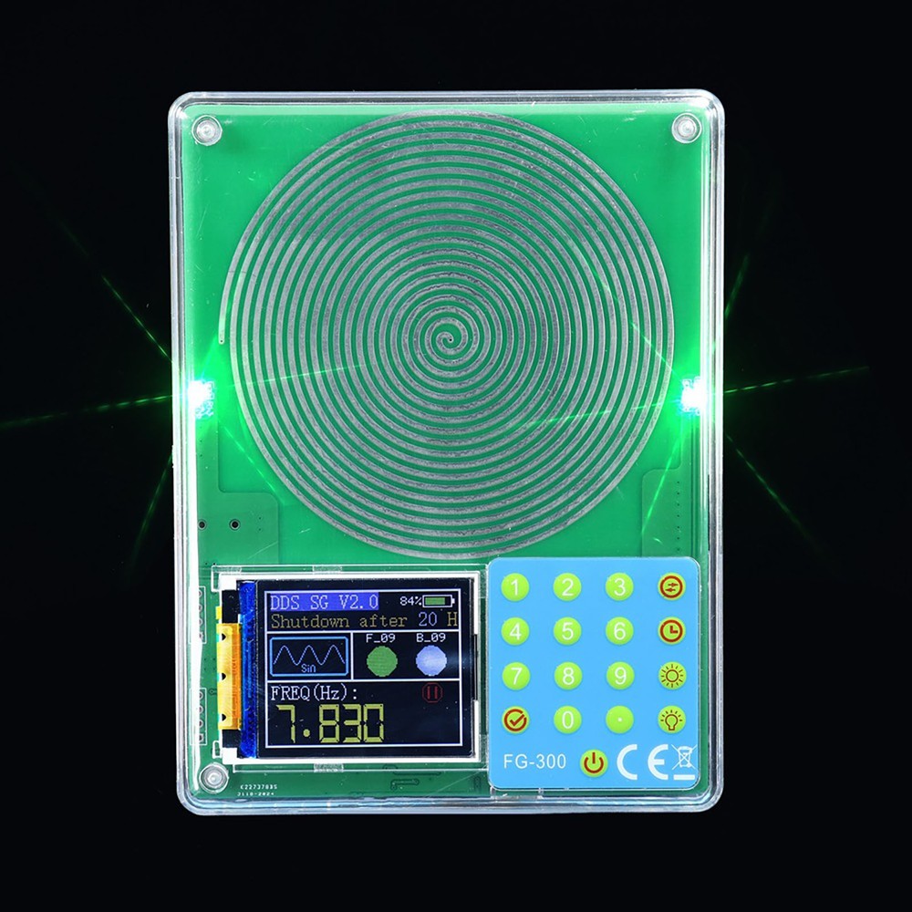 Frequency Generator with 13 Waveforms 7.83Hz Default and Programmable Timer