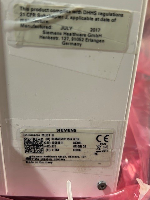 Siemens ML01 II Collimator (Multix Top, ect)