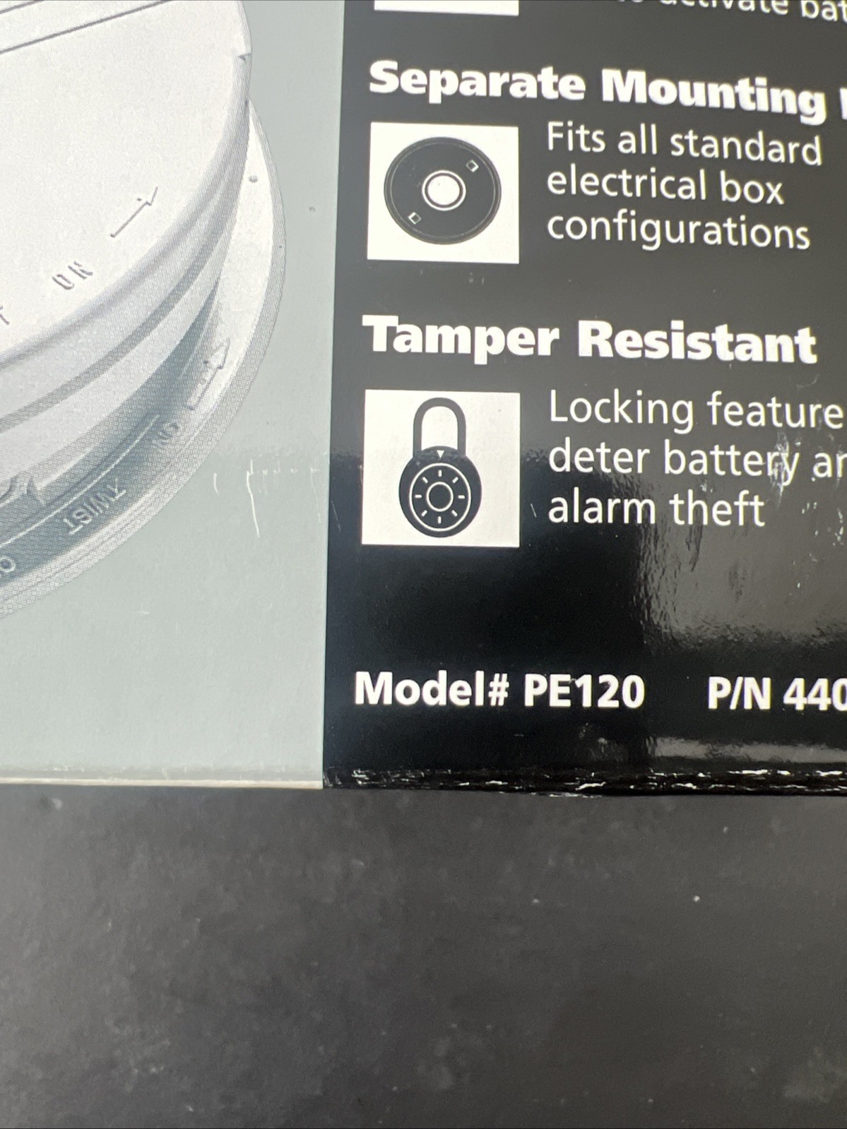 Kidde PE120 120V Hardwired Photoelectric Smoke Alarm with Battery Backup