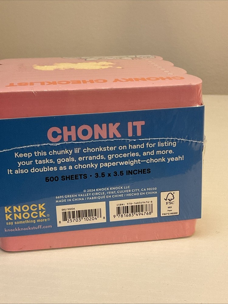 Chonky Cat Note Pad