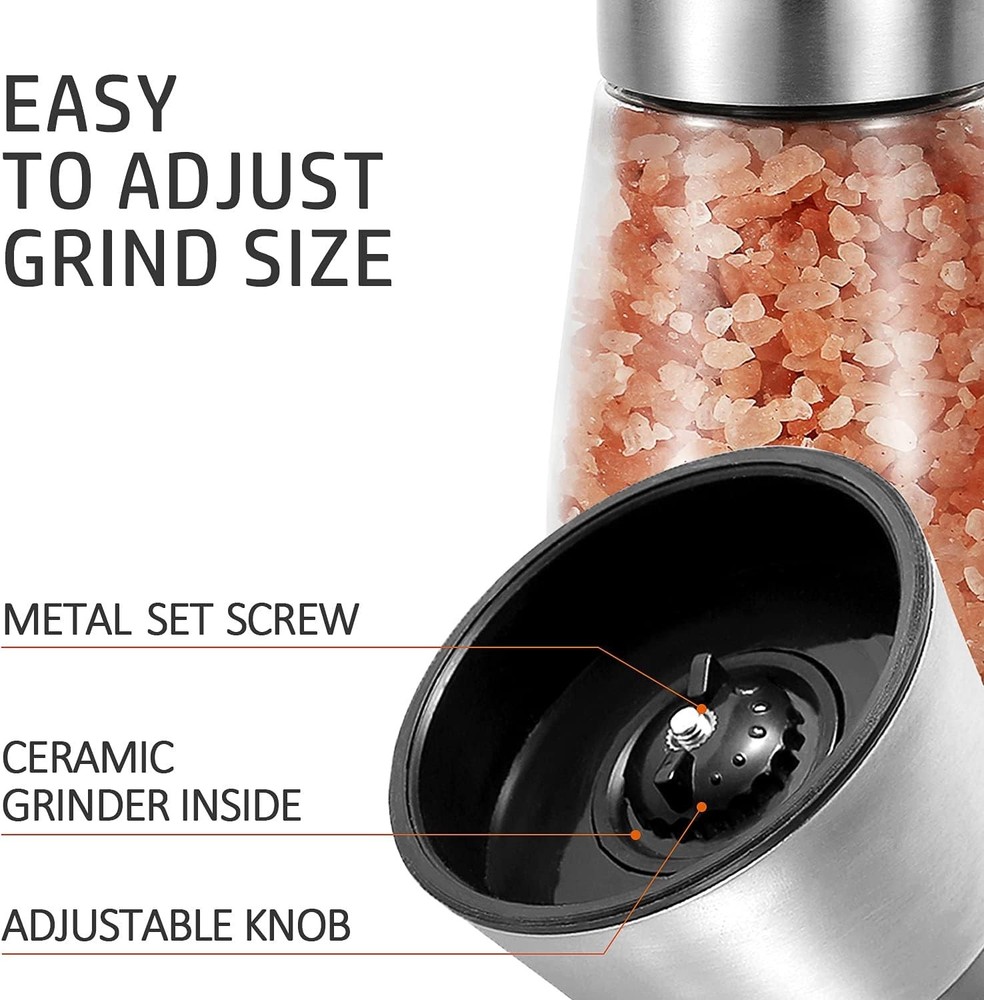 Versatile Adjustable Spice Mill - High Quality Pepper Grinder for Fresh Flavors