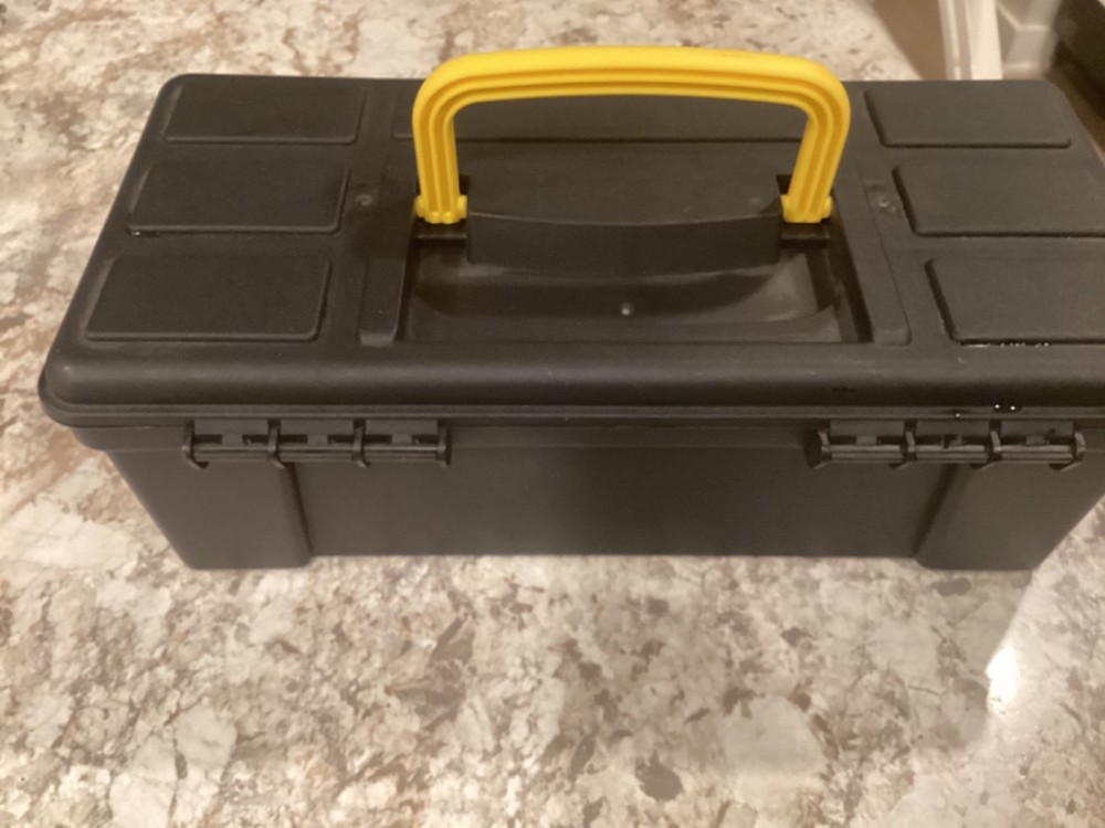12-inch Tool Box Black/Yellow