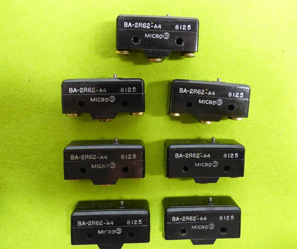 7 Microswitch lot BA-2R62-A4 micro switch