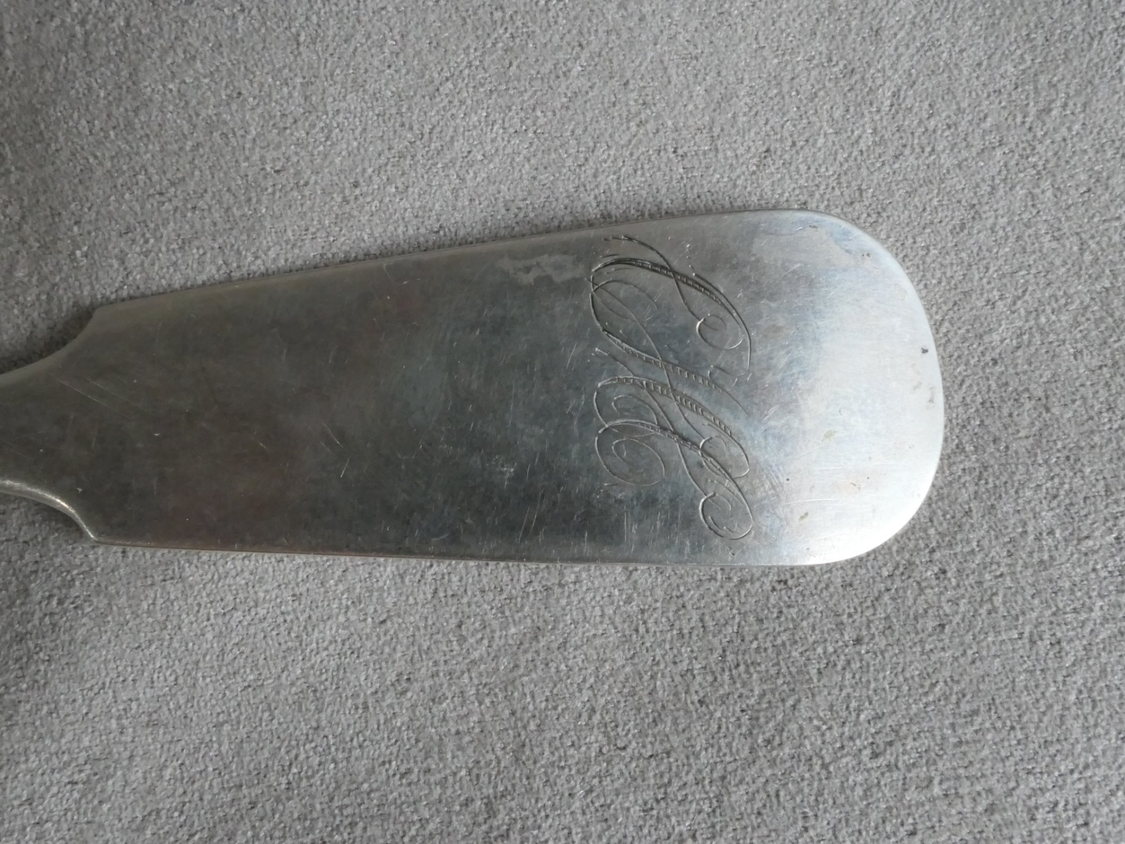 Two American Coin Silver Spoons FARRINGTON & HUNNEWELL Boston MA : 45.1g