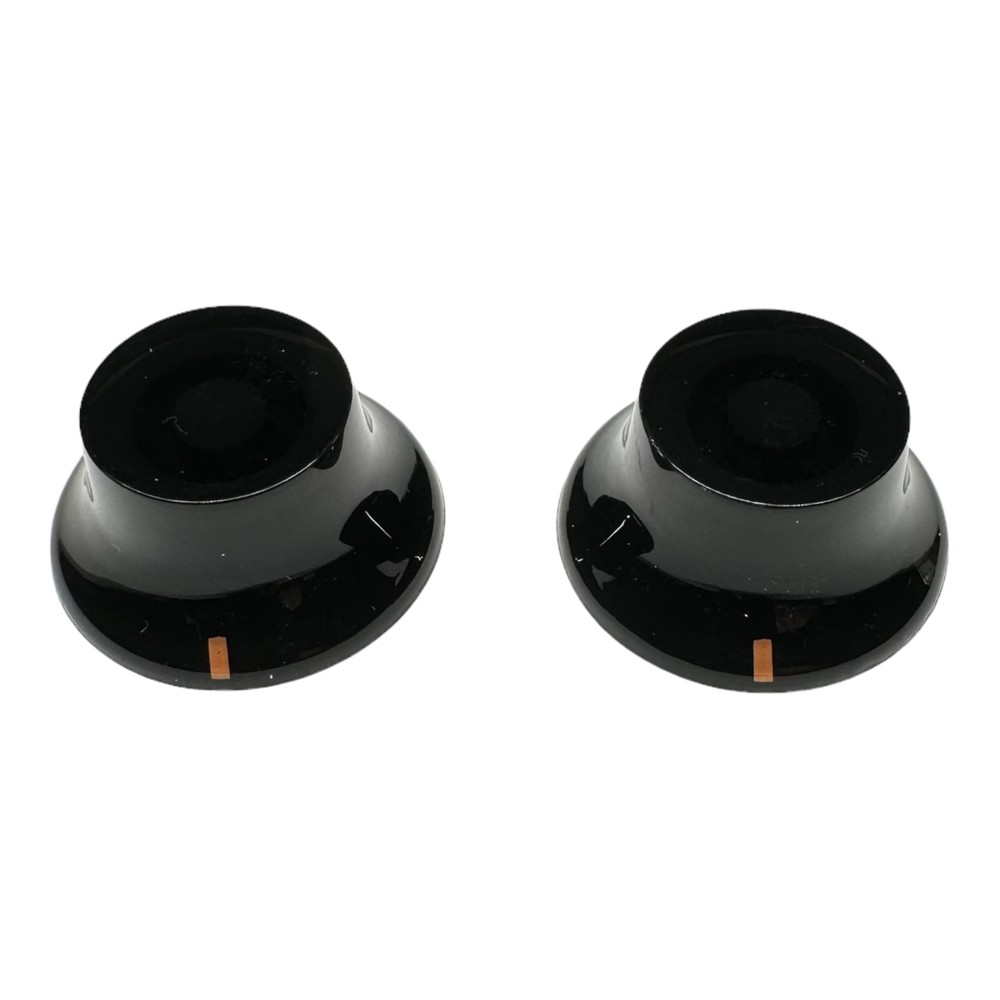 AxLabs Bell Knobs - No Numbers (Set of 2), Aged Black