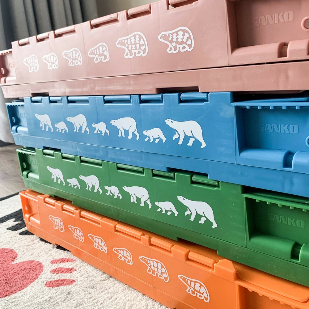 HUMAN MADE Container Outdoors Folding High-Capacity Multi-function Storage Box