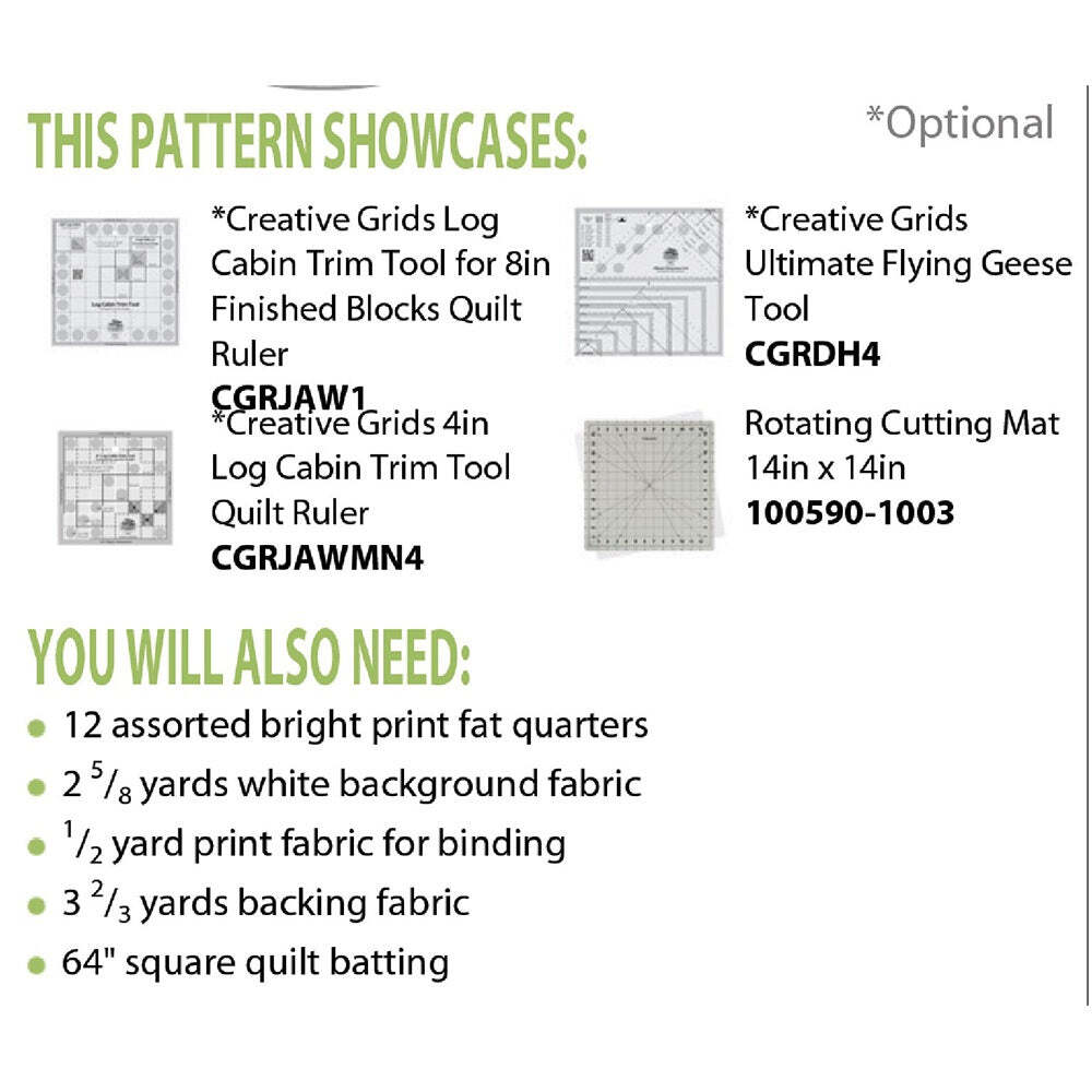 Cut Loose Press, Bouquet Quilt Pattern