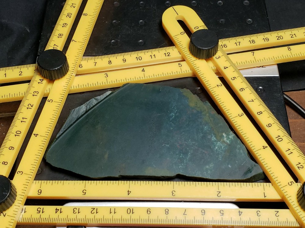 Bloodstone Jasper rough slab (3.9 oz.)