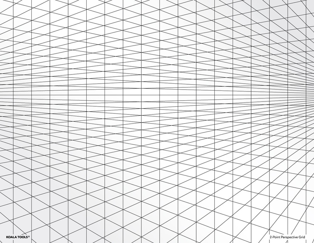 Perspective Grid Transparency Sheets 8.5 x 11 Set