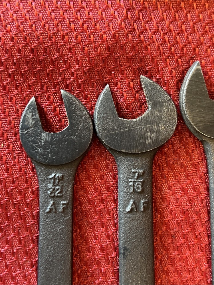 Original SSP Jaguar Mk2 E Type XKE Tool Kit Spanner Wrench Set AF Toolkit