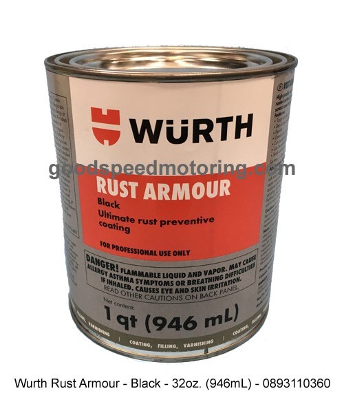 Wurth Rust Armour - Black - 0893110360 - 32oz.