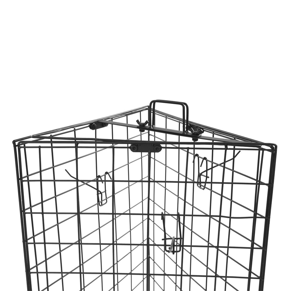 Triangular Grid Panel Display Stand, Floor Standing Gridwall Display Stand