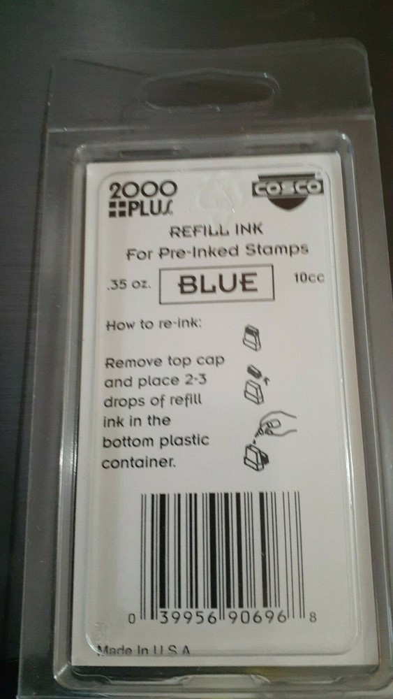 Cosco 2000 PLUS Blue Refill Ink .35oz