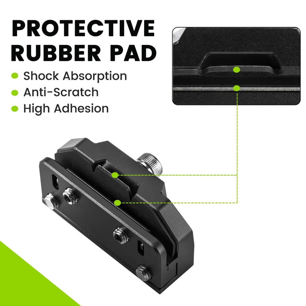 Ditch Light Brackets Hood Mount - 2PCS Universal Brackets, Black