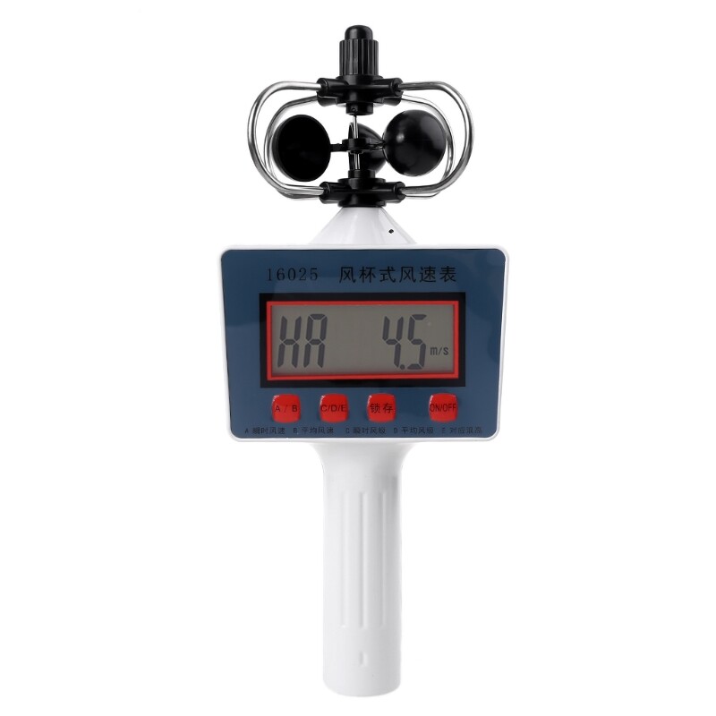 Anemometer Wind Speed Gauge Cup Digital Professional Small Average Wind