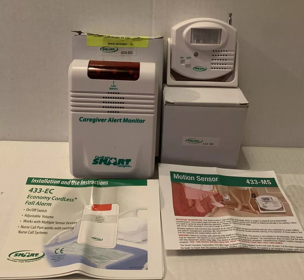 SMART Motion Sensor & Cordless Alarm, 433-MS 433-EC