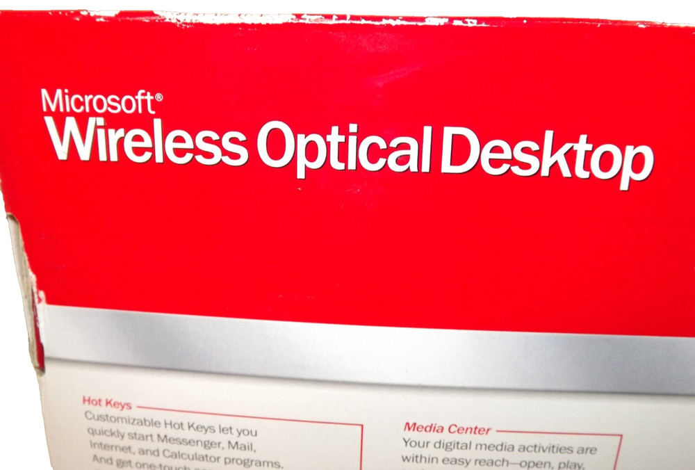 Microsoft Wireless Optical Desktop Keyboard w Mouse SN 5911900168143 WIN/ MAC