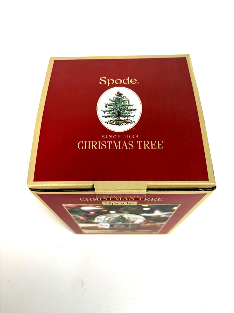 Spode Snow Globe With Christmas Tree/New In Box