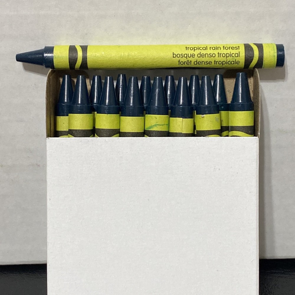 (16) Crayola Crayons (tropical rain forest) BULK