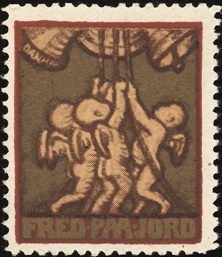 DENMARK, 1917. TB Seal 14, Mint