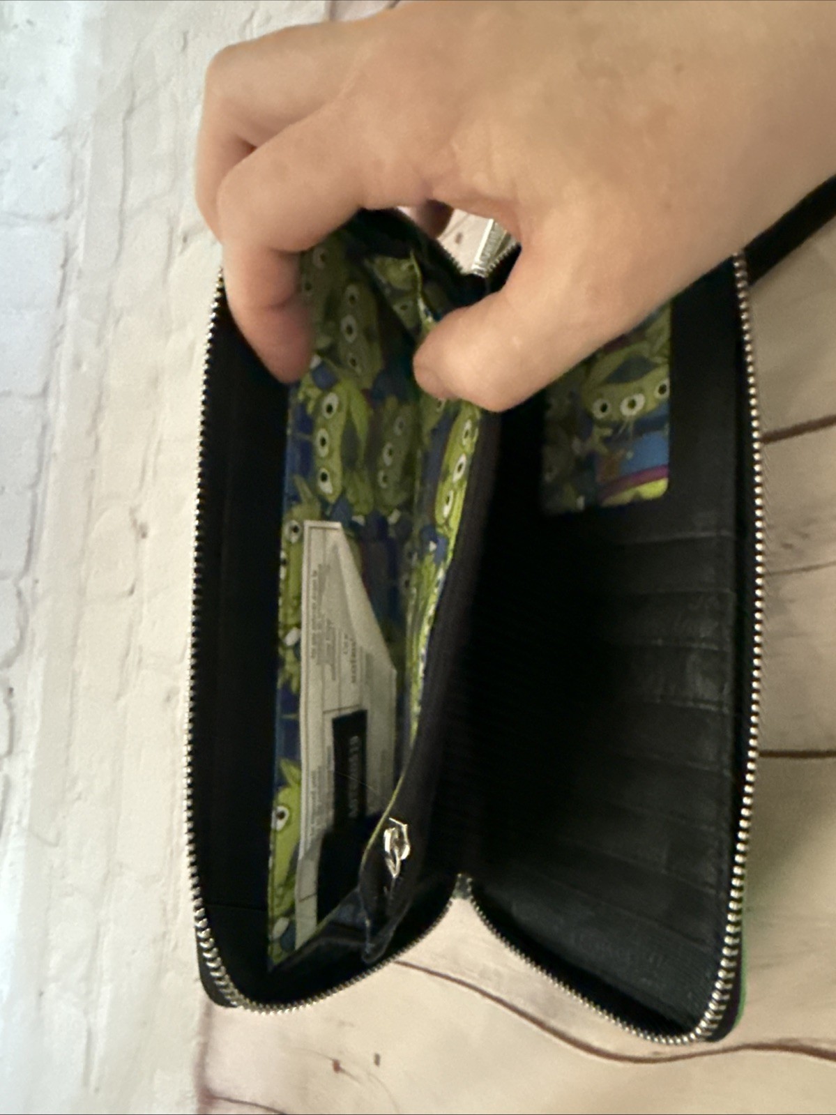 Loungefly Buzz Lightyear Wallet Long Zip Around Toy Story Aliens