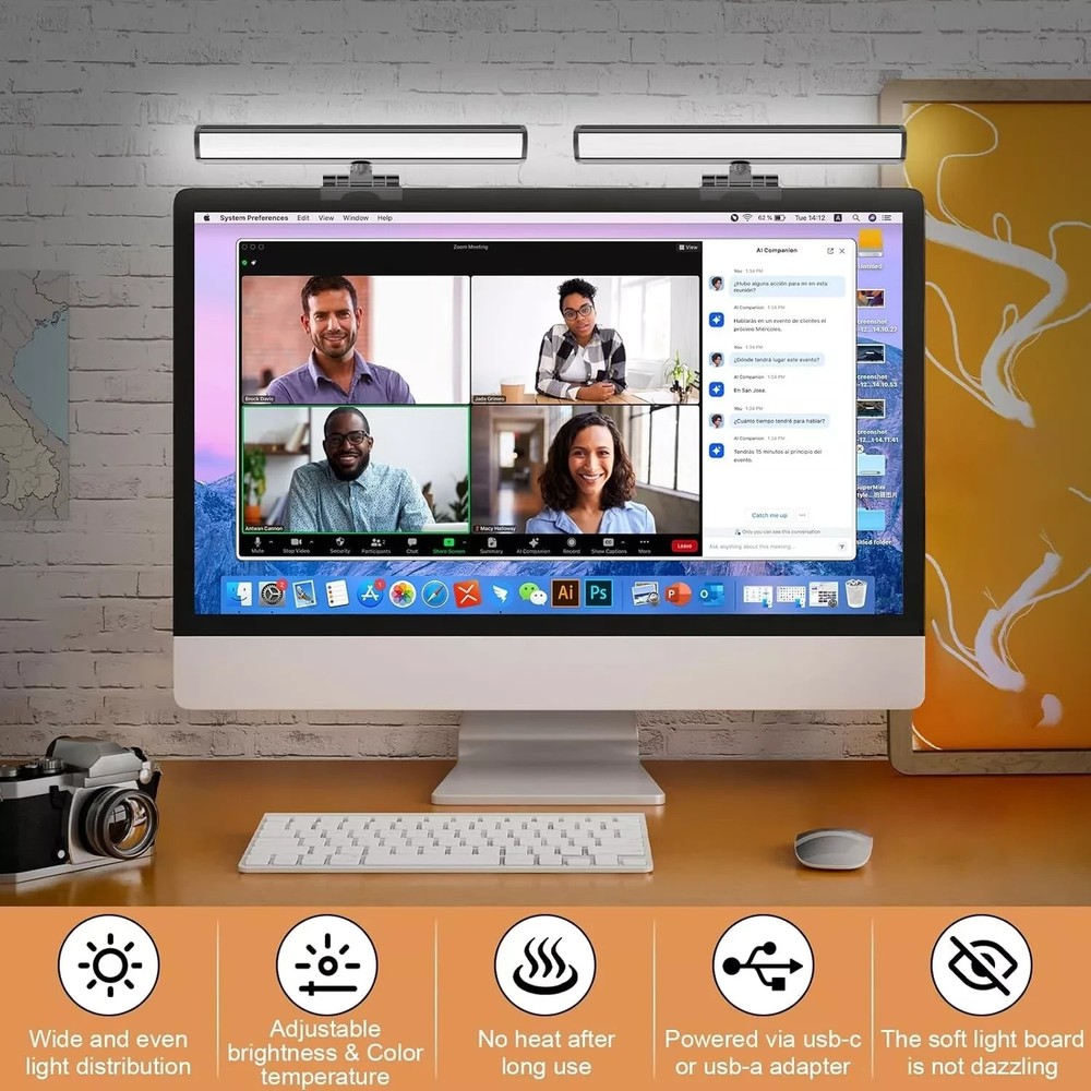 Anautin Video Conferencing Light Bar Two Pack