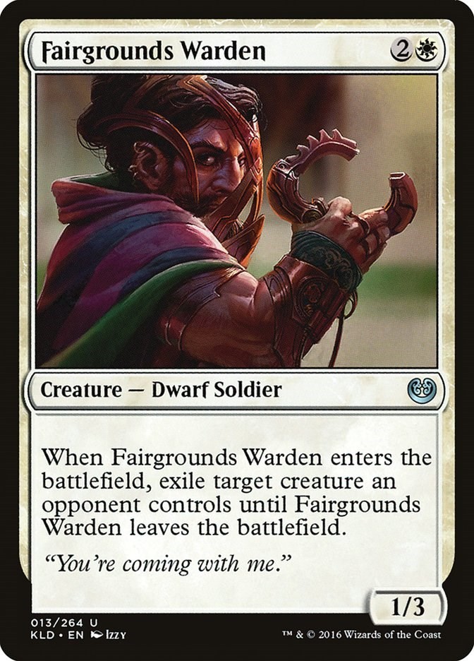 Fairgrounds Warden Kaladesh 13 MTG LP