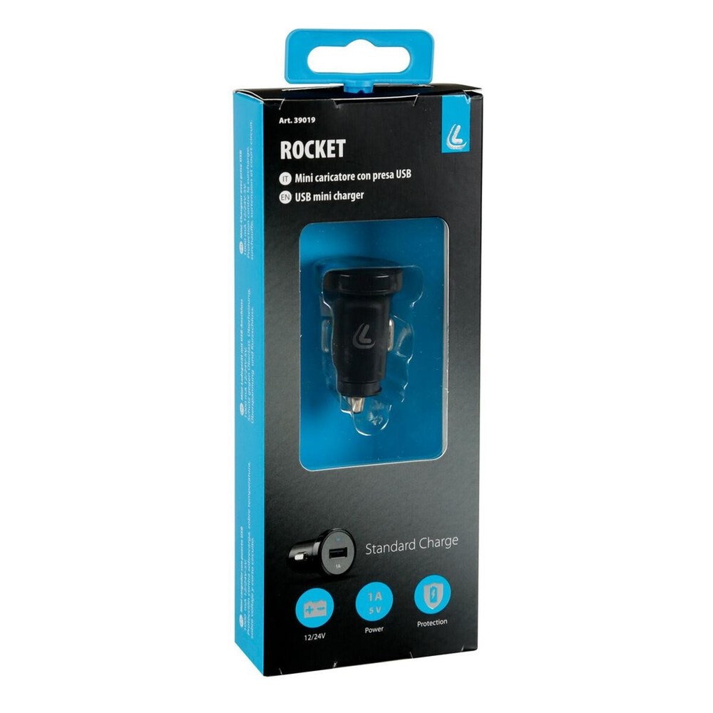 39019 1000mA 12/24V USB Socket Plug 1pc