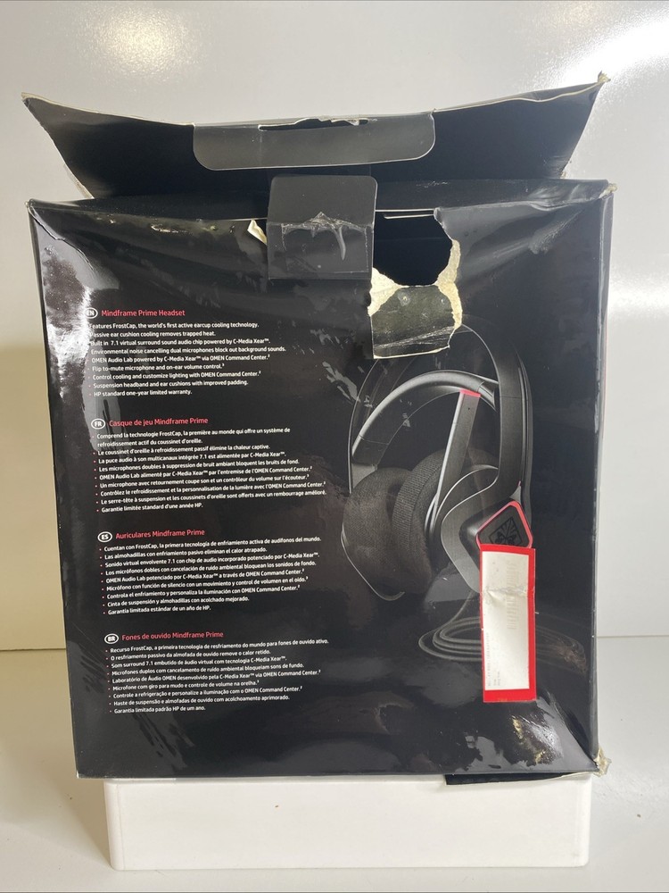 HP OMEN MINDFRAME PRIME - Gaming Headset (FrostCap Technology)