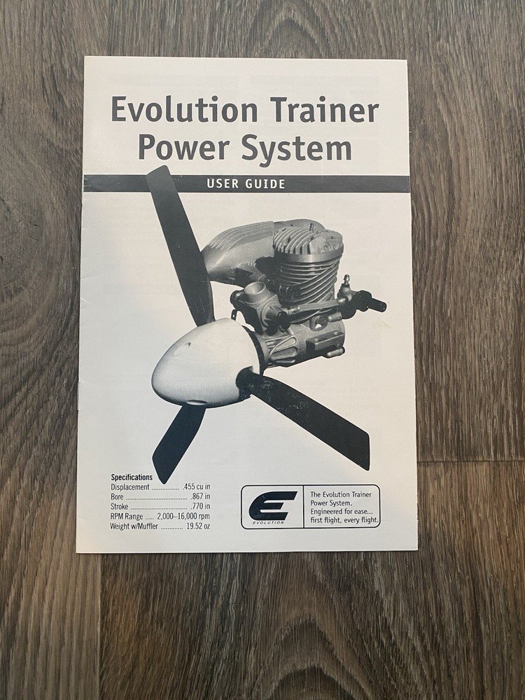 Horizon Evolution Trainer Power System RC Airplane Engine EVOE100 for .40-.50 SZ