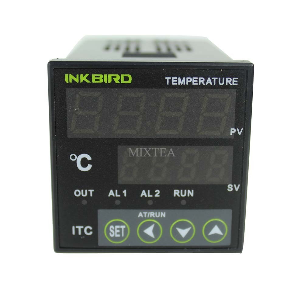 AC100-240V Dual Digital PID Temperature Control Controller INKBIRD ITC-100RH