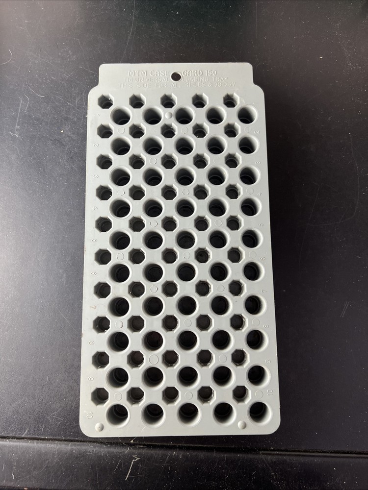 MTM CASE CARD 150 TRI UNIVERSAL LOADING TRAY USED