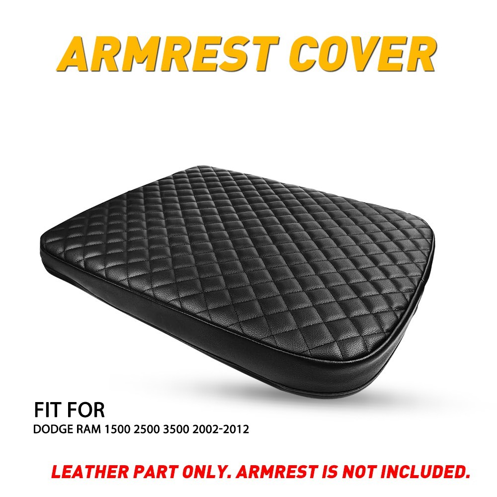 FOR 2002-12 Dodge RAM 1500 2500 3500 Center Console Lid Armrest Protect Cover EJ