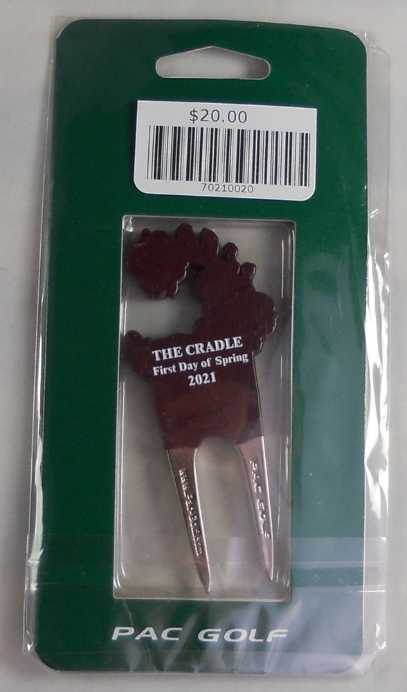 2021 Pinehurst Cradle Removeable Golf Ball Marker & Enameled Divot Tool