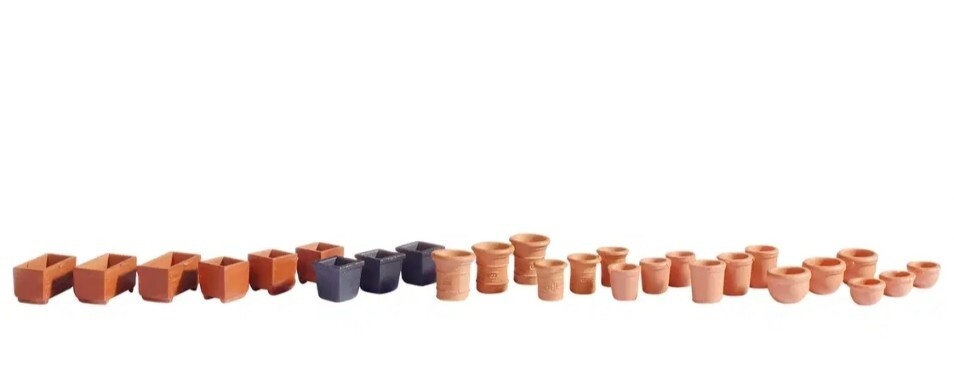 Noch Flower Pots 14885 HO SCALE