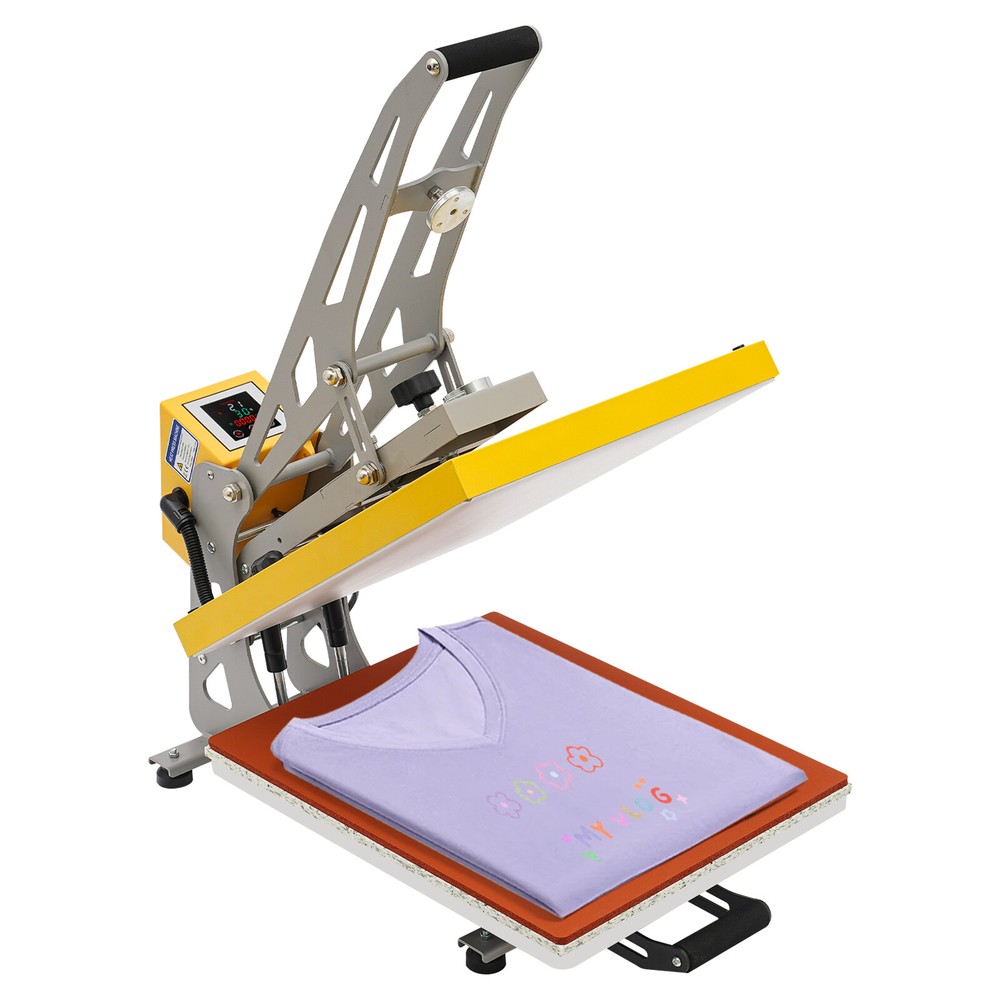 Clamshell Semi-Auto Open Heat Press Machine with Slide Out Function Heavy Duty