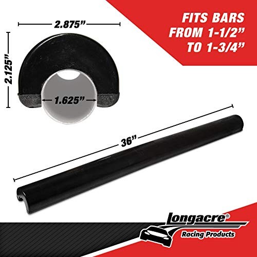High Density Black Roll Bar Padding