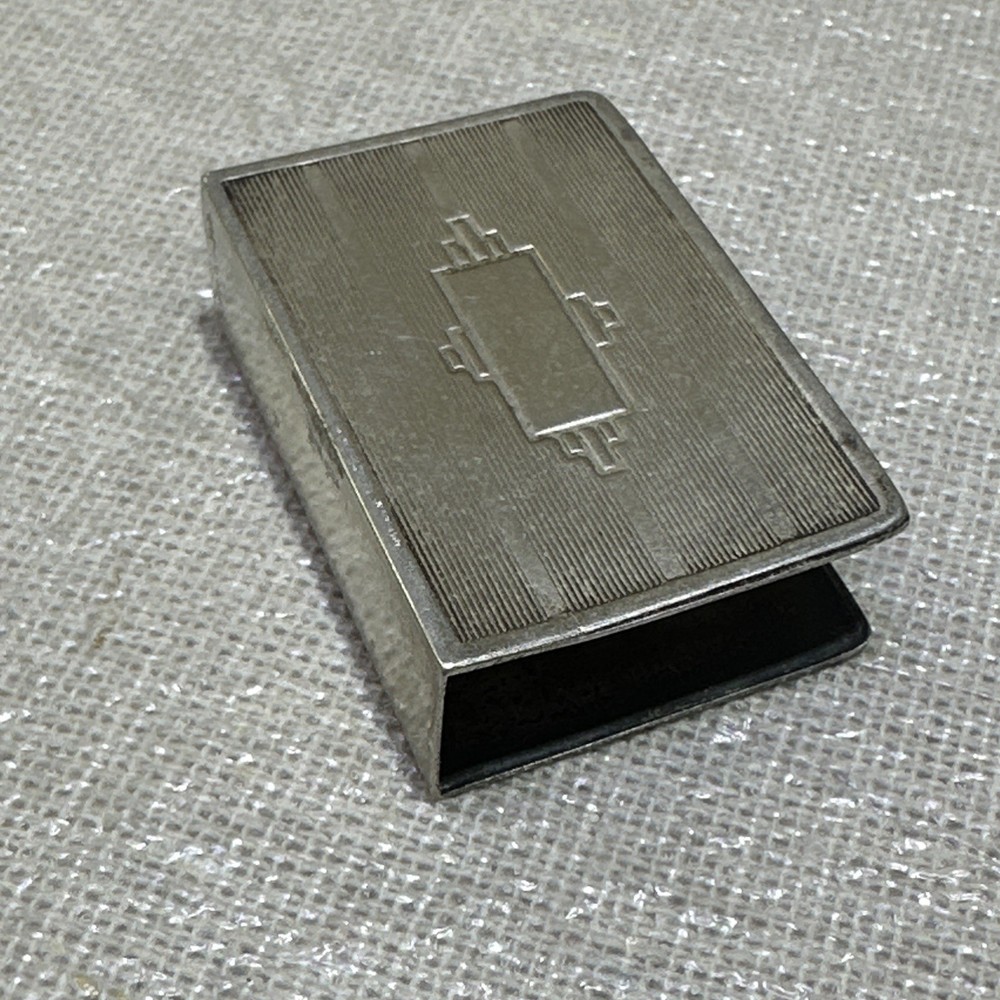 Antique Silver Matchbox Sleeve/Case