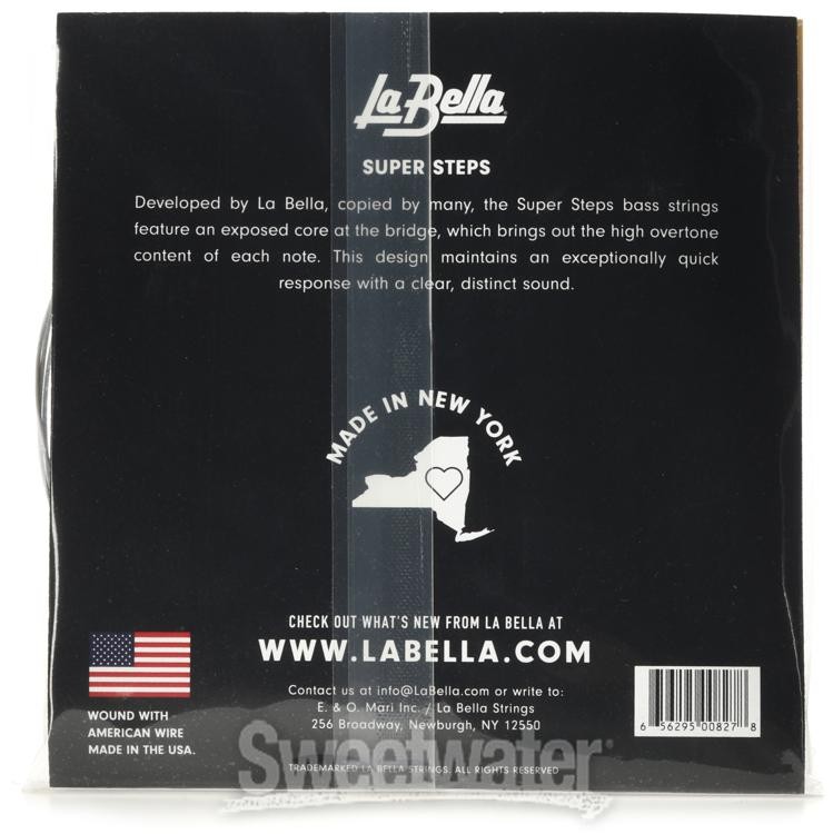 La Bella SS45 Super Steps Standard Bass Strings - 4-string