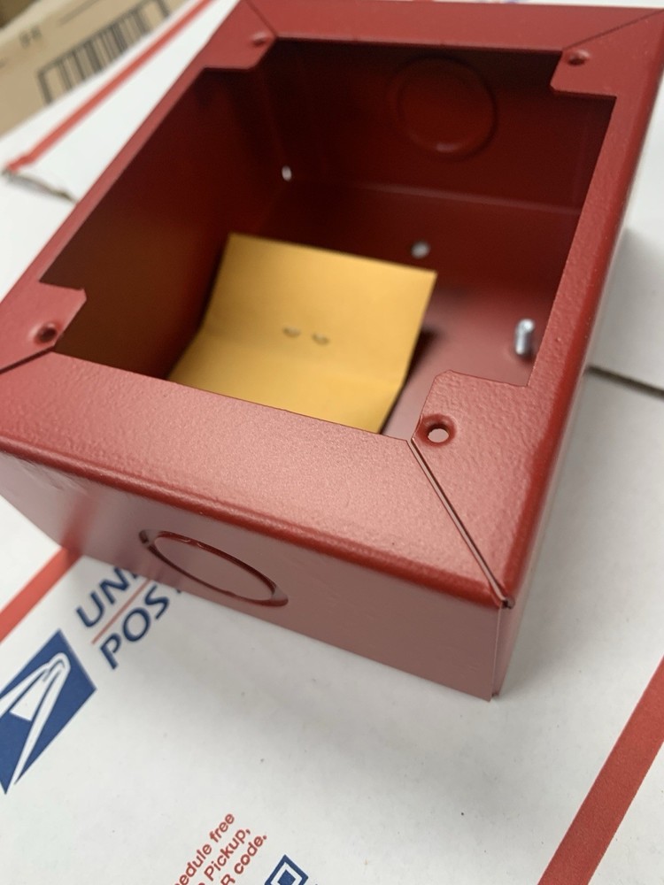 SimplexGrinnell 2975-9178 Fire Alarm Pull Station Box - Red