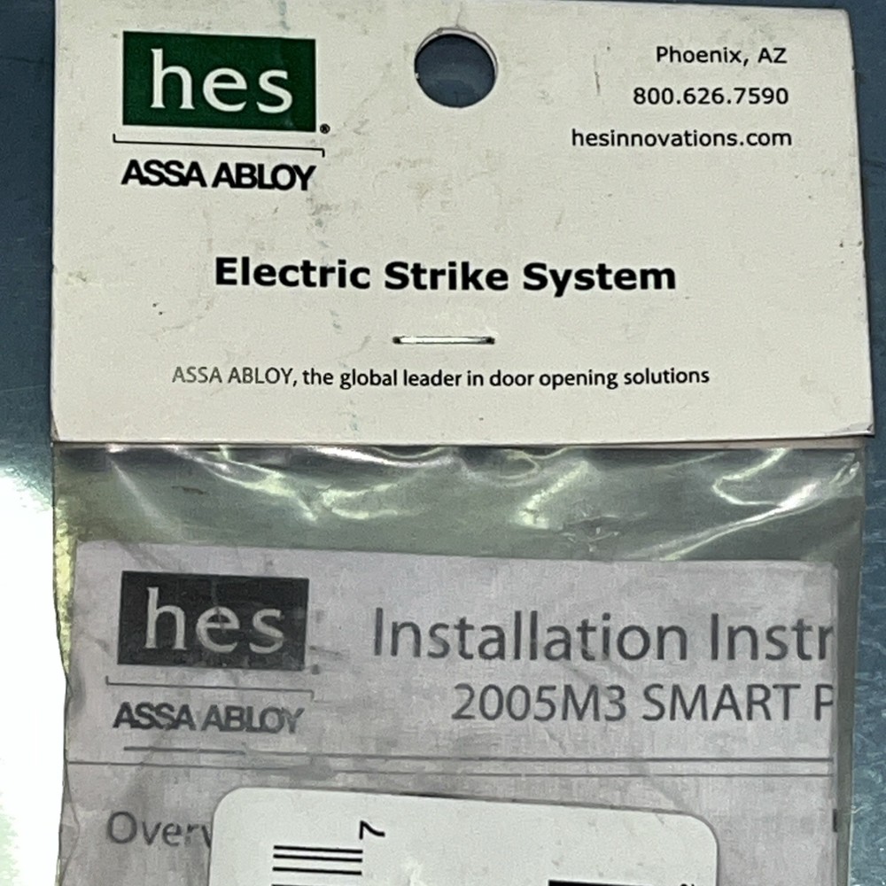 HES ASSA ABLOY 2005M3: Smart Pac 3 Electric Strike System